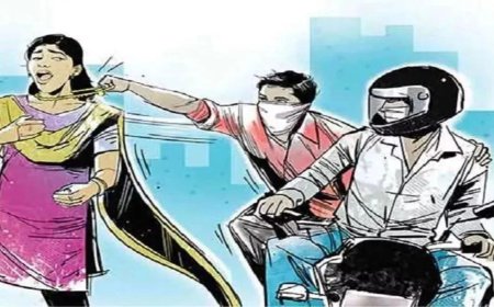 ताजनगरी में दिनदहाड़े लूट, बच्चे के साथ जा रही महिला से बदमाशों ने छीनी सोने की चेन