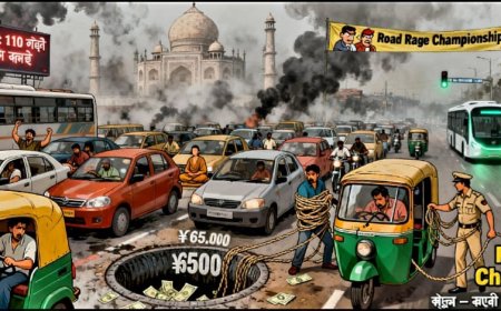 जाम में दम तोड़ती भारत की शहरी ज़िंदगीः हर चौराहे पर वक्त, हवा और इंसान थम गए हैं