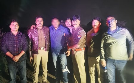 कांग्रेस नेता पर फायरिंग कर फरार आरोपी की  पुलिस से मुठभेड़, गोली लगने के बाद धर दबोचा गया बदमाश
