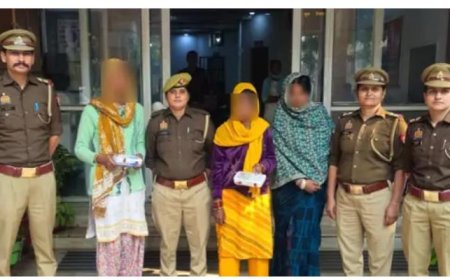 आगरा में सक्रिय महिला चोर गैंग पकड़ा गया, भरतपुर में बेच दी थी आरक्षी की सोने की चेन