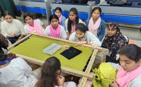 अंबेडकर विवि  में चमकी जरदोज़ी की रोशनी, फोर्थ क्लास कर्मचारी शमीम बानो बनीं सबके लिए प्रेरणा