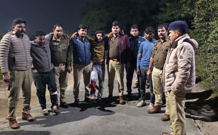 एत्माउद्दौला में ऑटो चोरी गैंग से मुठभेड़, दो लुटेरे गोली लगने से घायल, एक साथी समेत तीनों गिरफ्तार