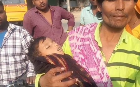 मासूम की मौत पर कोहराम: आगरा के फतेहपुरा में 10 फुट गहरे गड्ढे में गिरने से बच्चे की मौत