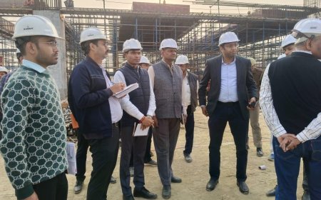 धनौली सिविल टर्मिनल के निर्माण में तेज़ी, डीएम ने दिया जुलाई 2026 तक काम पूरा करने का आदेश