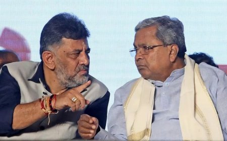 कर्नाटक का सत्ता संग्राम: सिद्धरमैया–शिवकुमार टकराव से कांग्रेस सरकार इतिहास न बन जाए, हाईकमान गहरी दुविधा में