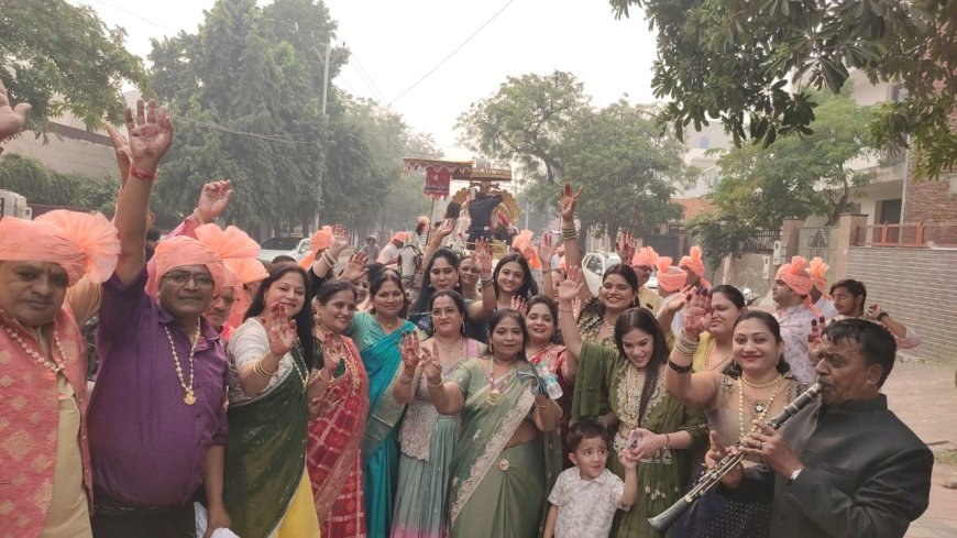 भक्ति और उल्लास में डूबी श्रीहरि की बरात, इस्कॉन आगरा में धूमधाम से सम्पन्न हुआ तुलसी-विवाह