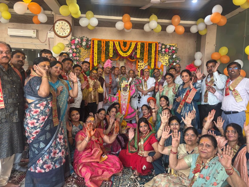 श्री गिरिराज महाराज के चरणों में आराधना संग छप्पन भोग मनोरथ महोत्सव की तैयारियां आरंभ