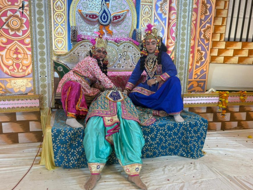 धर्म की हुई विजय, अधर्म का हुआ अंतः श्रीकृष्ण लीला  में कंस वध लीला में गूंजे श्रीकृष्ण के जयघोष