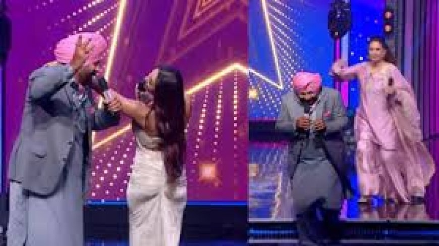 इंडियाज गाट टैलेंट के सेट पर सिद्धू के गाने पर मलाइका का डांस, स्टेज पर पहुंचीं पत्नी