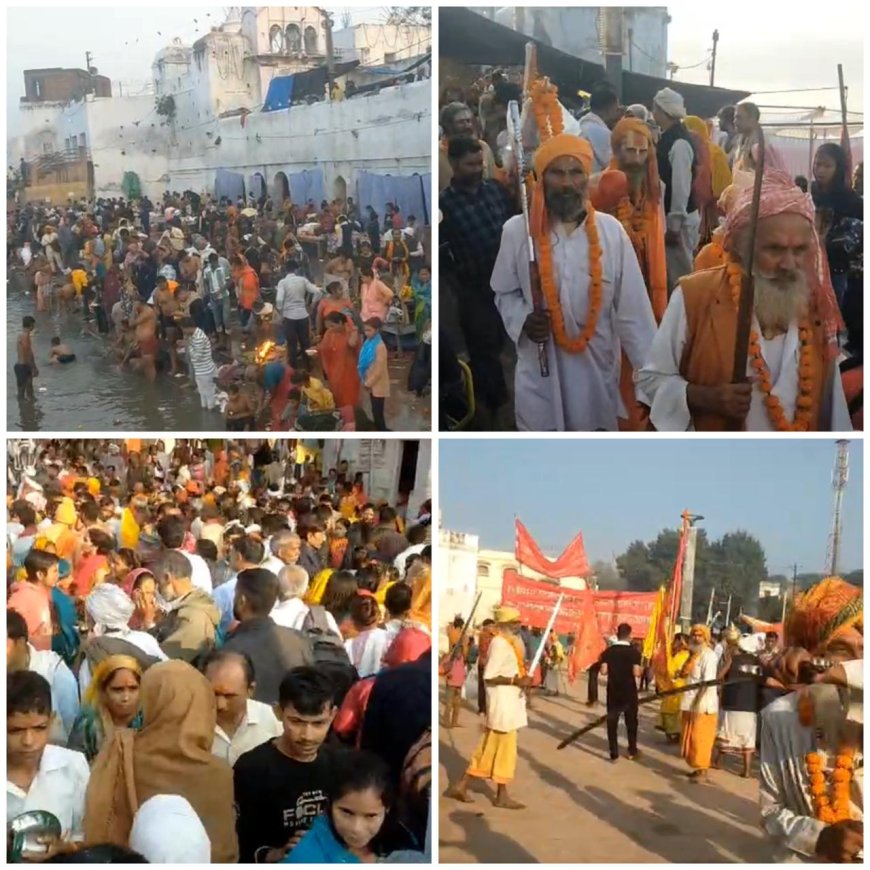देव दीपावली पर बटेश्वर में उमड़ा श्रद्धा का महासागर, लाखों श्रद्धालुओं ने यमुना में किया शाही स्नान, गूंजे ‘हर-हर महादेव’ के जयकारे