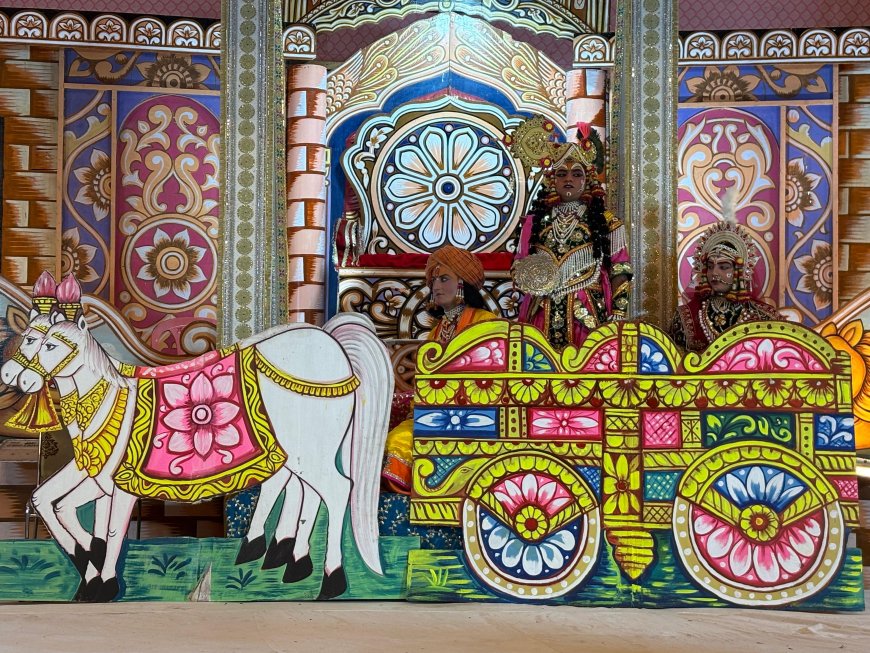 श्रीकृष्ण लीलाः रुक्मणि हरण लीला ने मोहा मन, भक्ति और उल्लास में डूबा गौशाला प्रांगण