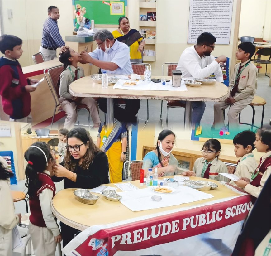 प्रिल्यूड में नि:शुल्क दंत चिकित्सा शिविरः बच्चों को सीख- दांतों का ध्यान, बढ़े चेहरे की मुस्कान