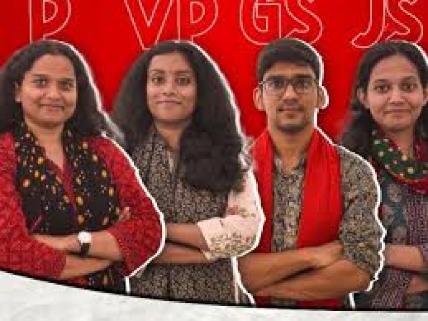 जेएनयू छात्रसंघ चुनाव में लेफ्ट ने चारों सीटों पर लहराया जीत का परचम, अदिति मिश्रा नई प्रेसिडेंट  