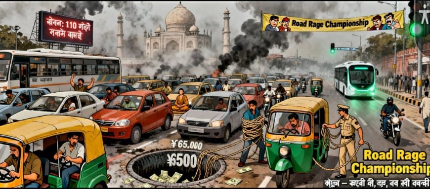 जाम में दम तोड़ती भारत की शहरी ज़िंदगीः हर चौराहे पर वक्त, हवा और इंसान थम गए हैं