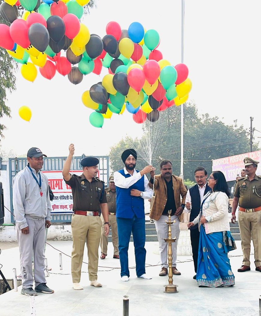 पुलिस मॉडर्न स्कूल में वार्षिक खेलकूद प्रतियोगिताः मैदान में जज़्बे, जोश और जुनून का जलवा