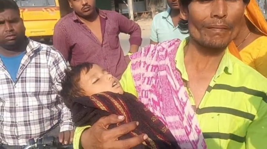 मासूम की मौत पर कोहराम: आगरा के फतेहपुरा में 10 फुट गहरे गड्ढे में गिरने से बच्चे की मौत