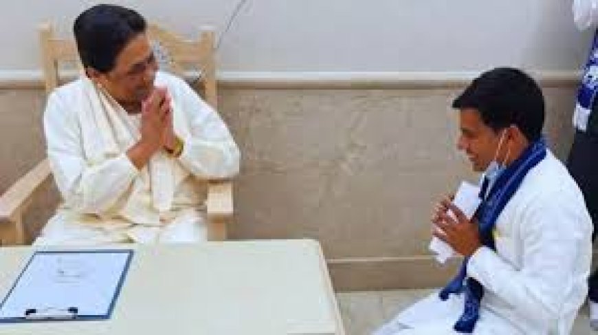 बिहार के इकलौते बसपा विधायक सतीश यादव ने की मायावती से मुलाकात, जताया आभार