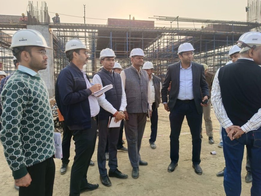 धनौली सिविल टर्मिनल के निर्माण में तेज़ी, डीएम ने दिया जुलाई 2026 तक काम पूरा करने का आदेश