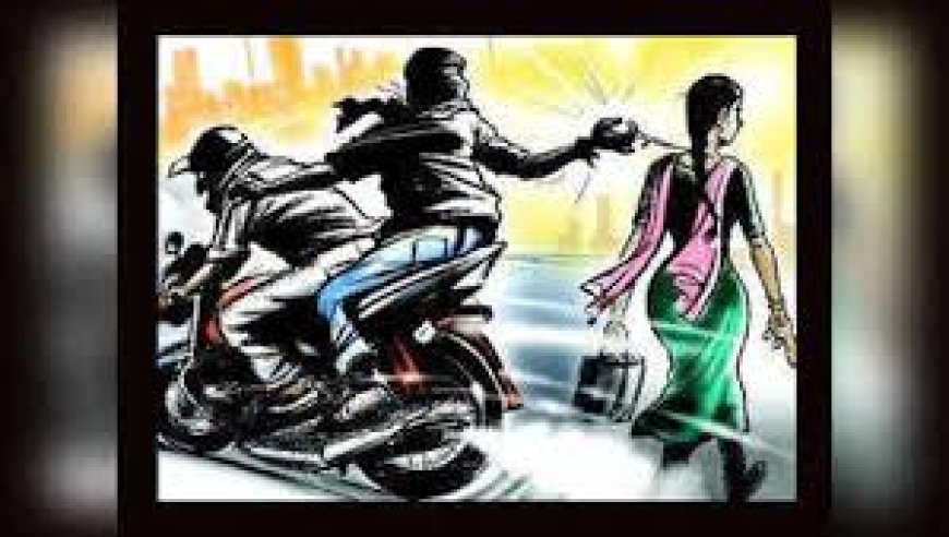 आगरा की ट्रांस यमुना कॊलोनी में दिनदहाड़े महिला के दोनों कुंडल खींच ले गये बाइक सवार लुटेरे