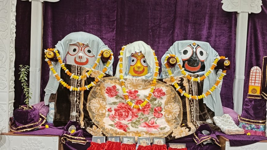 सर्दी में ‘ओढ़न भेष’ में विराजमान हुए श्रीजगन्नाथ, खड़े मसालों के गरम भोग से बदला परंपरा का स्वरूप
