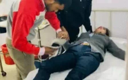 दो चोटी न बनाने पर छात्रा से मारपीट, नाक-कान से निकला खून, बेहोश होने पर एसएन  रेफर