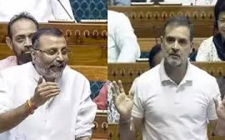 संसद में राहुल गांधी ने संघ को घेरा, फिर निशिकांत दुबे ने किया करारा प्रहार