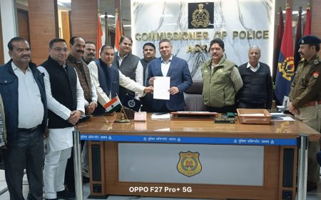 राणा सांगा मामले पर हुए बवाल में सांसद सुमन के खिलाफ मुकदमा लिखाने के लिए पुलिस कमिश्नर से मिला क्षत्रिय समाज का प्रतिनिधिमंडल, दीपक सिसौदिया ने भी आईजीआरएस पर दर्ज कराई शिकायत