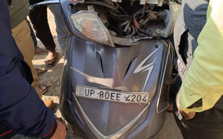 यमुना पार हनुमान नगर में भीषण हादसा, क्रेन की चपेट में आए  एक्टिवा सवार युवक की मौके पर दर्दनाक मौत