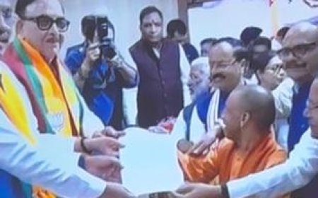 यूपी भाजपा को मिला नया नेतृत्व, पंकज चौधरी ने प्रदेश अध्यक्ष पद के लिए किया नामांकन