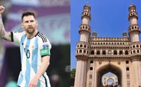 हैदराबाद पहुंचे लियोनेल मेसी, तेलंगाना के सीएम के साथ की मुलाकात