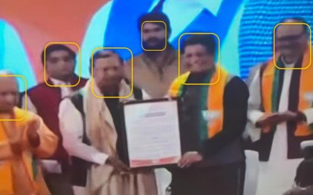 पीयूष गोयल की घोषणा के साथ पंकज चौधरी बने प्रदेश अध्यक्ष, मंच पर जुटा शीर्ष नेतृत्व