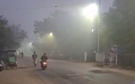 कोहरे की चादर में लिपटा आगरा, एक्सप्रेसवे पर थमी रफ्तार, ट्रेनें लेट, गलन से बढ़ी परेशानी