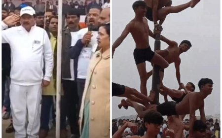 आगरा में खेलों का महाकुंभ, रन फॉर विकसित भारत से हुआ चतुर्थ सांसद खेल महोत्सव 2025 का आगाज