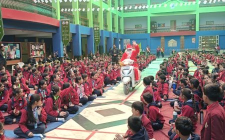 प्रिल्यूड पब्लिक स्कूल में क्रिसमस उत्सव का भव्य आयोजन, संगीत-संस्कार और उल्लास से गूंजा एस्ट्रोडोम