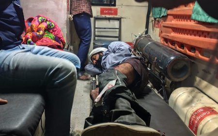 आगरा में ससुराल पहुंचे व्यक्ति को उसी की पत्नी और ससुराल वालों ने पीटा, साले ने गोली मार दी, घायल