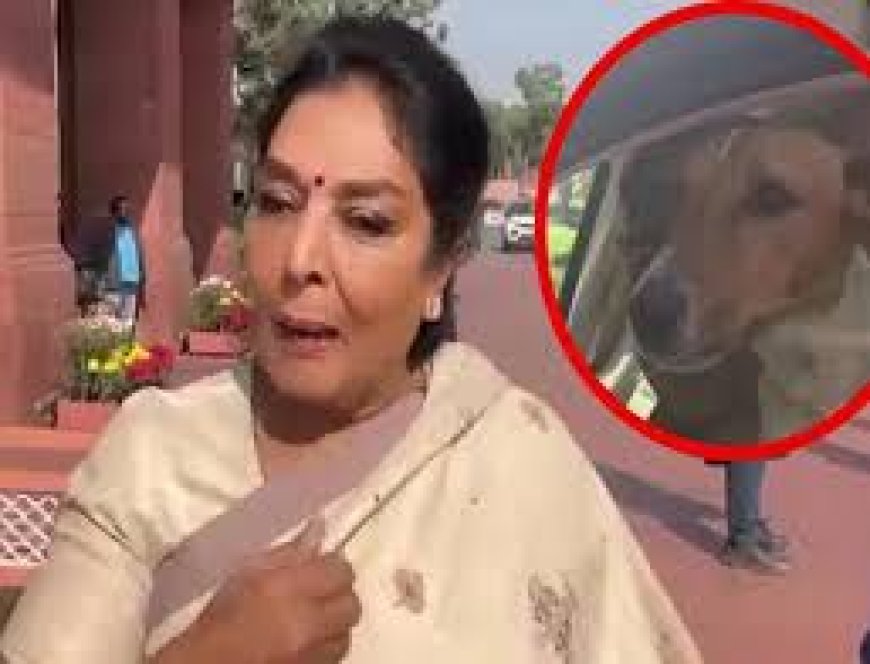 संसद में कुत्ता लेकर पहुंचीं रेणुका चौधरी तो मचा बवाल, बीजेपी नेताओं ने कहा- तमाशा बंद कीजिए