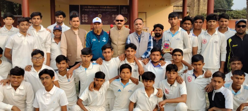 द्वितीय स्व. सुरेश विभव मून स्कूल प्रीमियर लीग में धमाकेदार जीत के साथ सेंट एंड्रूज और शांति निकेतन ने सेमीफाइनल में बनाई जगह