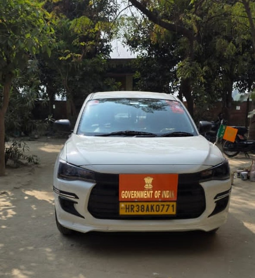 ‘अशोक स्तंभ’ की आड़ में ठगी का सफर: शाहजहांपुर में कार पर ‘भारत सरकार’ लिखाकर घूमने वाला गिरफ्तार