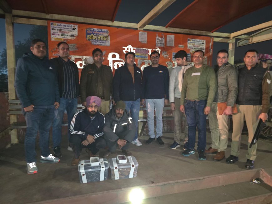 गाड़ी की बॉडी में छिपाई 10 किलो चरस, ‘पुष्पा’ स्टाइल में तस्करी, एएनटीएफ-थाना कमला नगर की संयुक्त कार्रवाई में दो गिरफ्तार