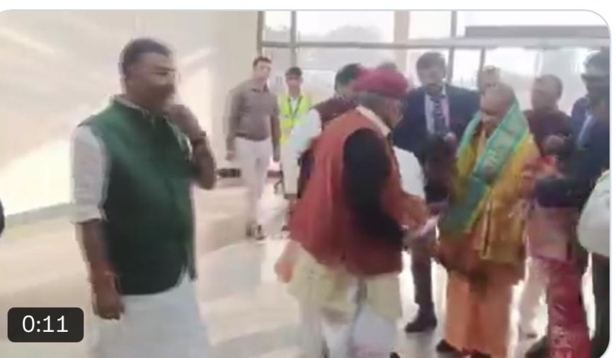 आगरा पहुंचते ही बढ़ा सियासी तापमान, सीएम योगी का भव्य स्वागत, सुरक्षा के कड़े इंतज़ाम