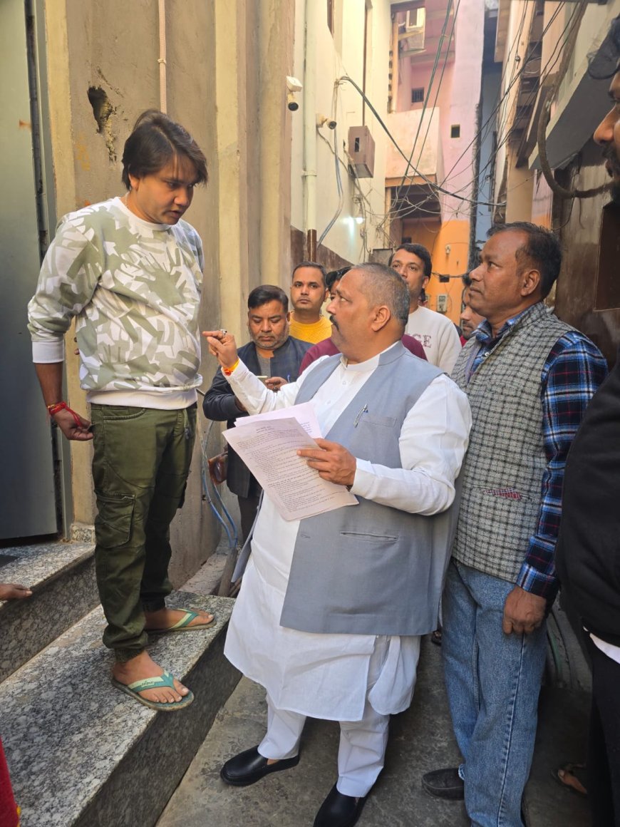 दक्षिण विधानसभा क्षेत्र में भाजपा का घर–घर दस्तक अभियान, एमएलसी विजय शिवहरे ने बूथों पर चलाया जागरूकता अभियान