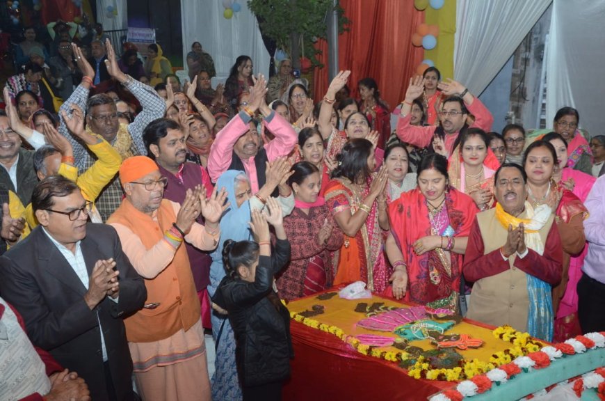 भोले बाबा पार्क में श्रीमद भागवत कथा का पांचवां दिन भक्ति, संरक्षण संदेश और लीलाओं के रंग में रमा