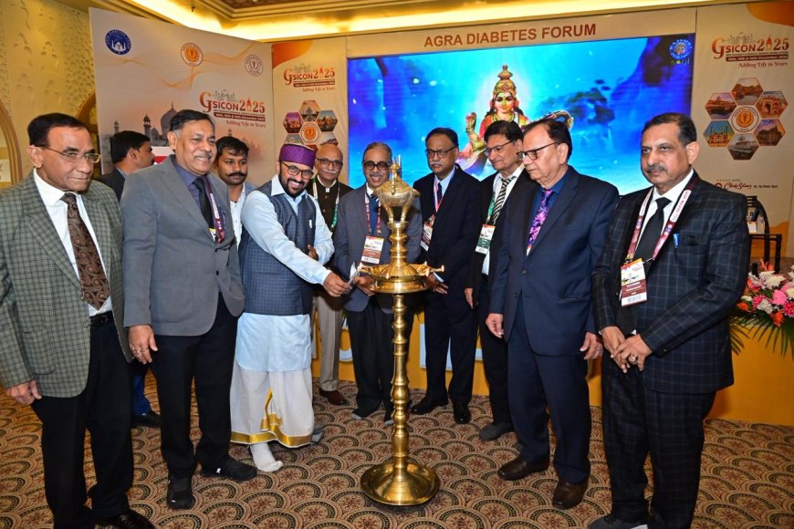 जेरिएट्रिक सोसायटी ऑफ इंडिया की 38वीं वार्षिक कार्यशाला शुरू, देश–विदेश के 500 से अधिक विशेषज्ञ वृद्धावस्था की समस्याओं पर कर रहे मंथन, कन्वोकेशन सत्र में आठ डॉक्टरों को मिली फैलोशिप, 100 डॉक्टरों ने ली जेरिएट्रिक केयर की प्रैक्टीकल ट्रेनिंग, उद्घाटन के बाद मंत्री योगेंद्र उपाध्याय बोले- डॉक्टरों को हत्यारा बनाने वाली शिक्षा मानवता के लिए खतरा