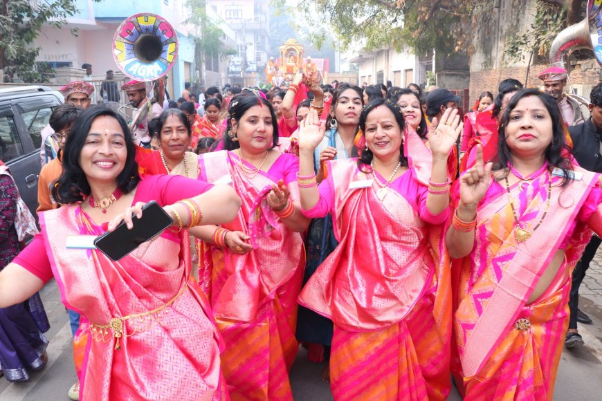आगरा के ट्रांस यमुना कॉलोनी जैन मंदिर में धूमधाम से मना भगवान श्री चंद्रप्रभु जन्मकल्याणक