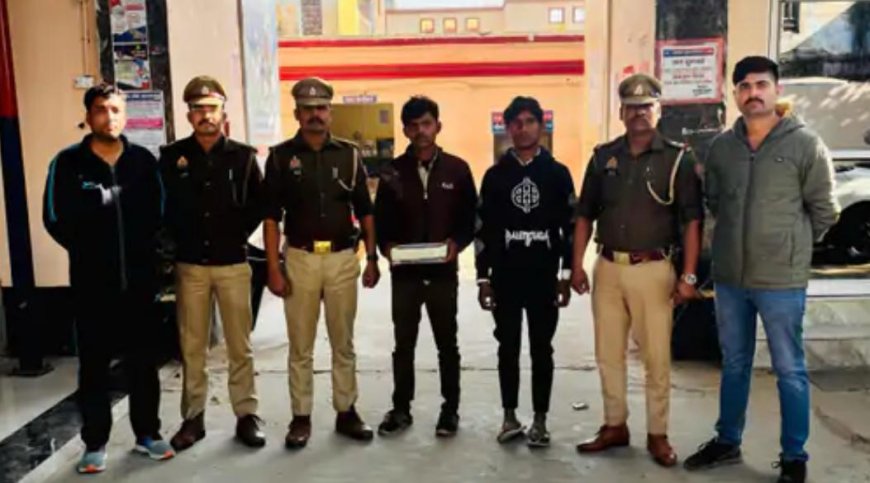 शमशाबाद में समोसे के पैसे मांगने पर फायरिंग करने वाले दोनों आरोपी गिरफ्तार, तमंचा-कारतूस बरामद