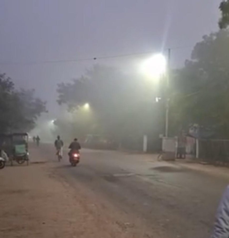 कोहरे की चादर में लिपटा आगरा, एक्सप्रेसवे पर थमी रफ्तार, ट्रेनें लेट, गलन से बढ़ी परेशानी