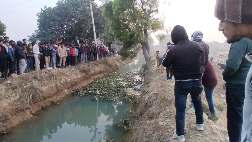 आगरा के खंदौली में बंबे में मिला बुजुर्ग का शव, इलाके में फैली सनसनी