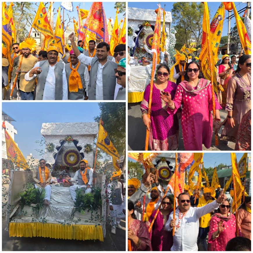 आगरा से राजस्थान के खाटू धाम तक उमड़ा आस्था का सैलाब, हजारों निशानों संग श्याम नाम की गूंज, भव्य निशान यात्रा में आकर्षक झांकियां, श्याम बाबा का सुसज्जित डोला, बैंड-बाजे, ऊंट, पुष्प व इत्र वर्षा, अखंड ज्योति, अलौकिक शृंगार और भव्य दरबार रहे आकर्षण का केंद्र