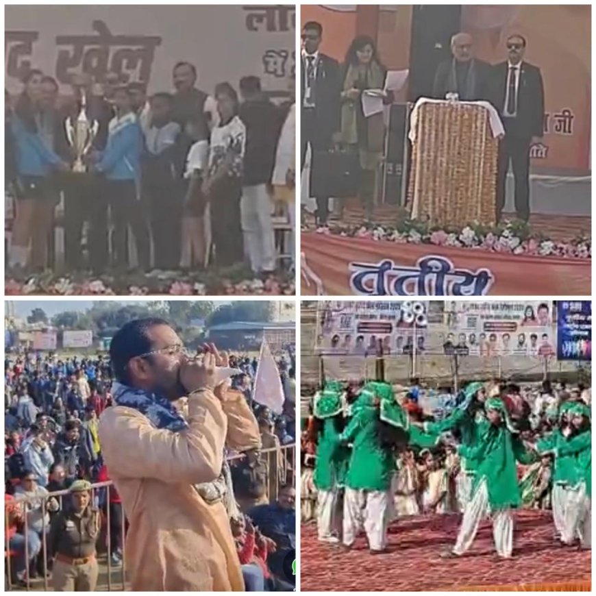 उपराष्ट्रपति का आगरा से आह्वान- नशे को नकारें, खेलों से देश को संवारें, एकलव्य स्टेडियम में खेल उत्सव