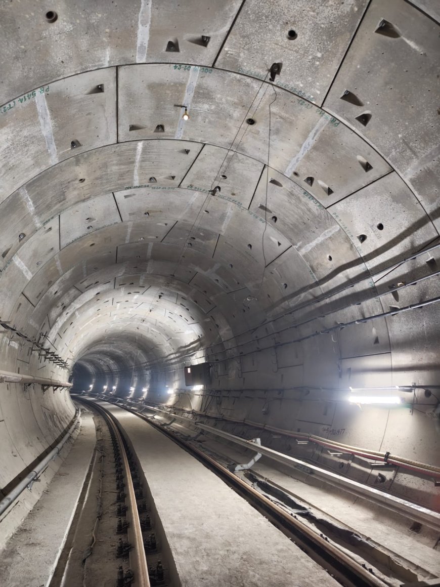 आगरा मेट्रो को नई रफ्तार, आईएसबीटी–मन:कामेश्वर अप लाइन ट्रैक पूरा, जल्द शुरू होगा ट्रायल रन